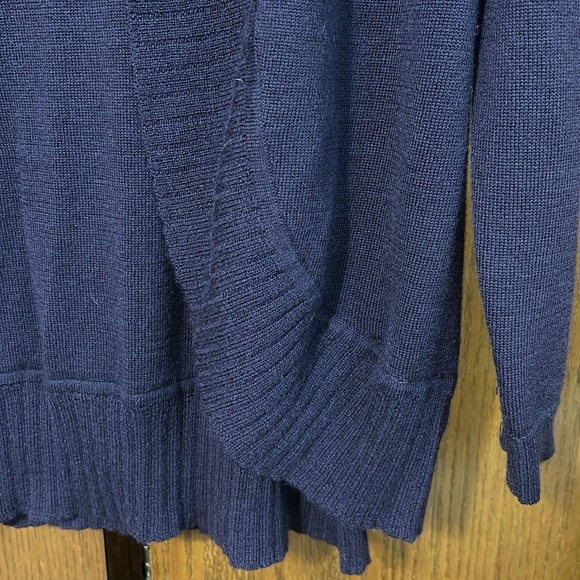 Coldwater Creek L 14 gorgeous Deep Purple sweater set sleeveless shell cardigan - Picture 3 of 6